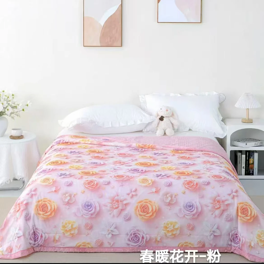 2448 7D有氧冰感微循环按摩豆豆被