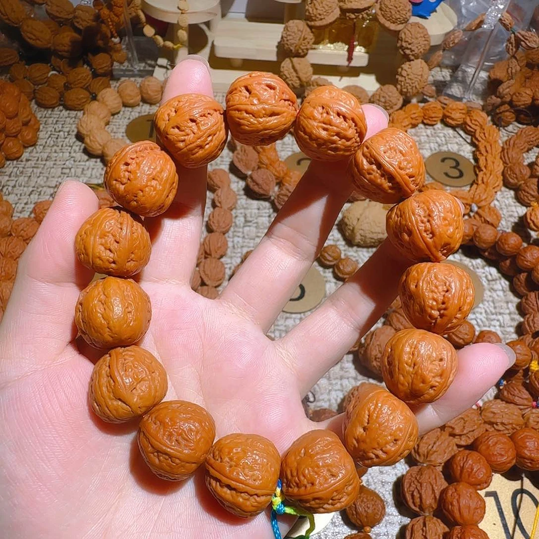 文玩核桃吊坠窝头光头