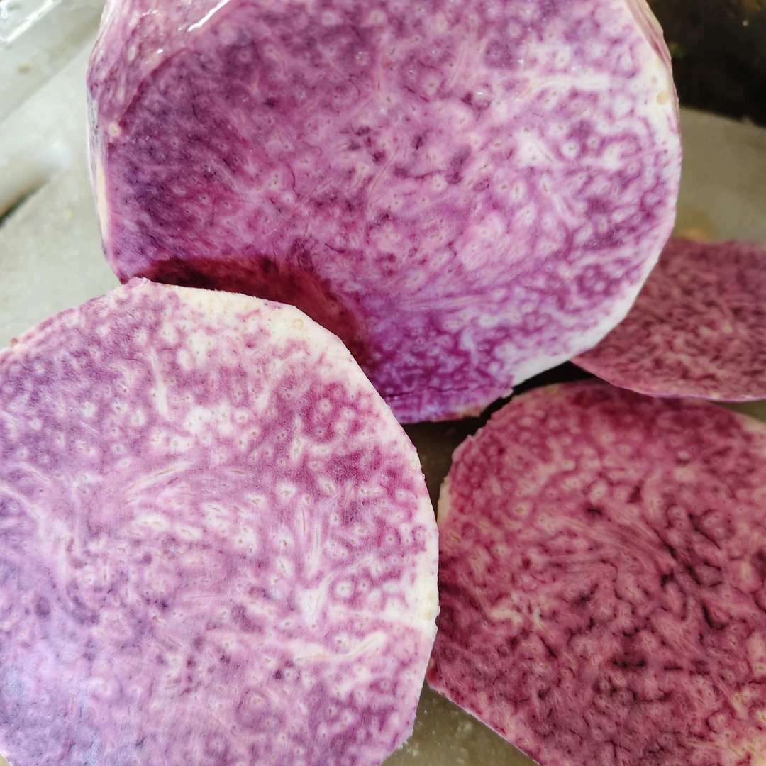 新鲜现挖软糯香甜紫芋头应季蔬菜产地直发