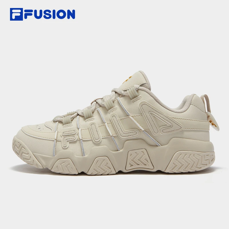 FILA FUSION男鞋软底时尚百搭增高复古运动面包鞋T12M443215F