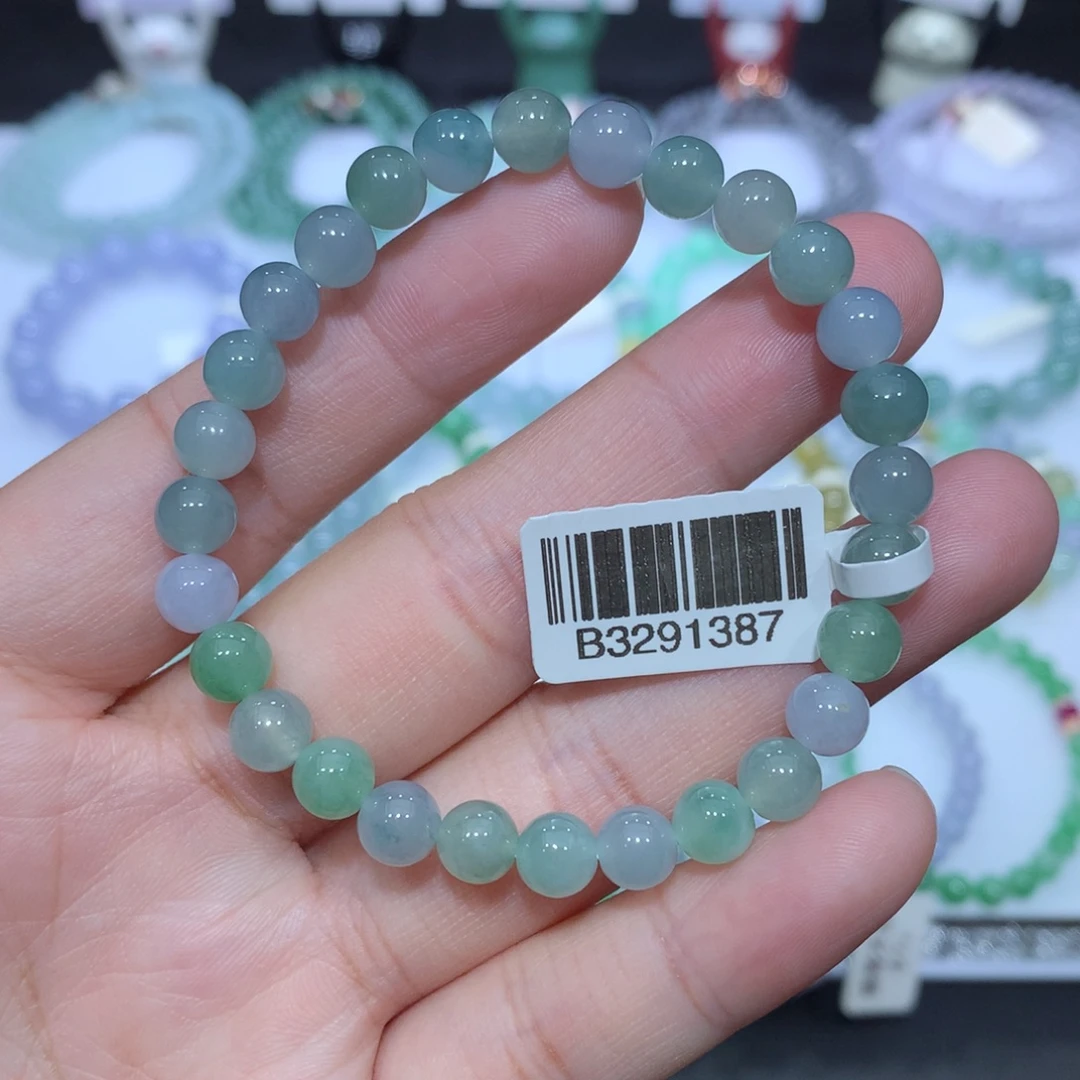 翡翠未镶嵌手串天然