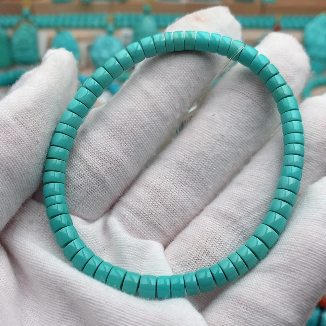 绿松石未镶嵌珠宝奇石5mm