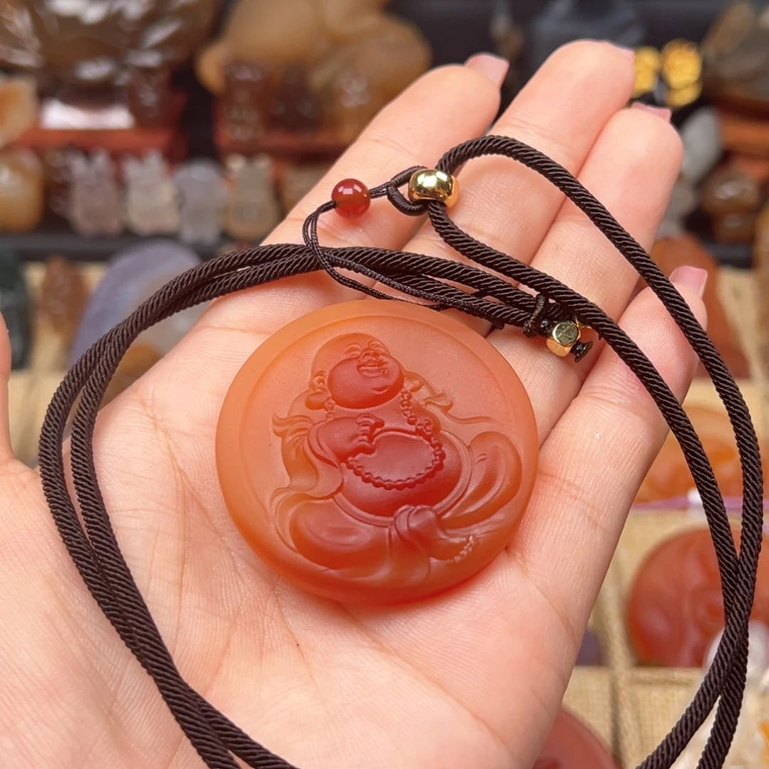 玛瑙/玉髓颈饰合金心****痛