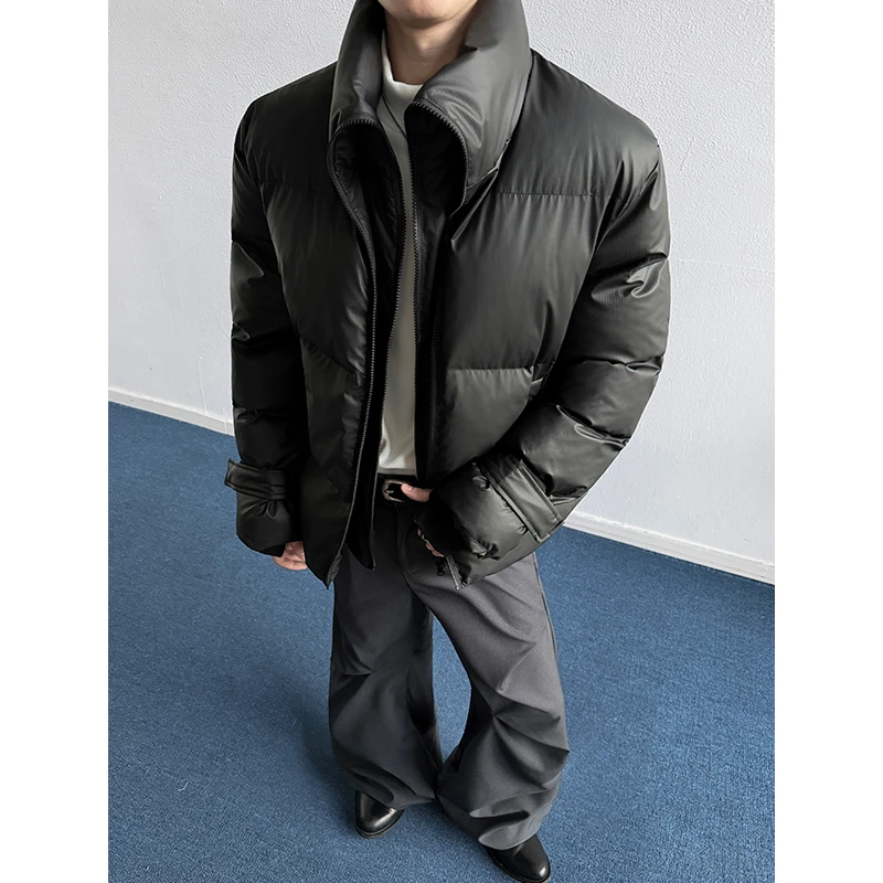 【富富】冬季高级立领假两件双拉链保暖棉衣加厚棉服皮外套MYF03