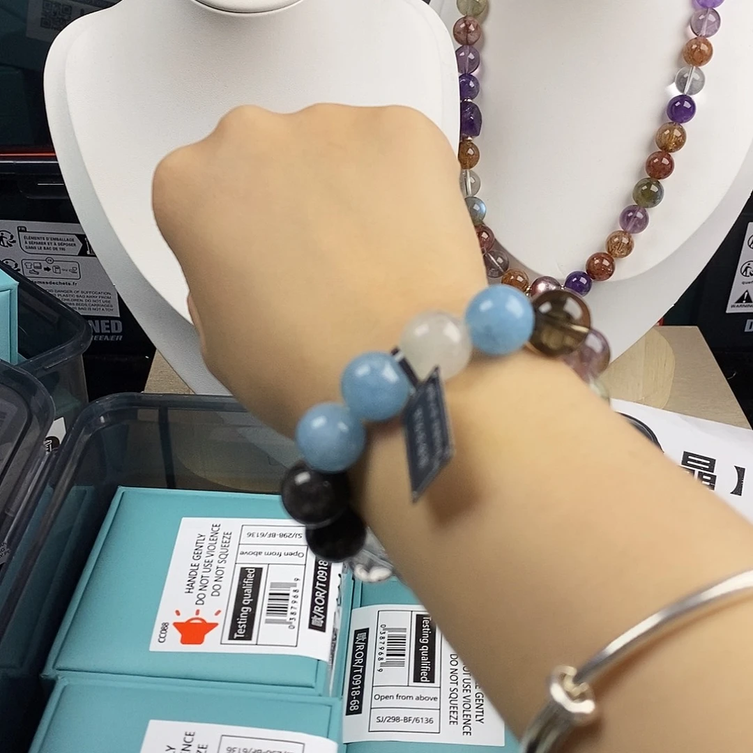 银S925镶嵌水晶手链