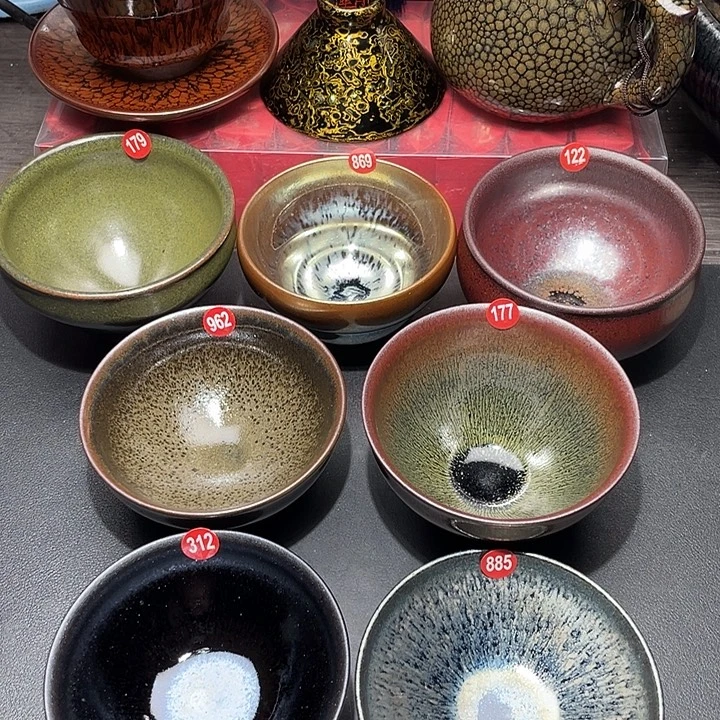 茶盏通天龙窑柴烧建盏主人杯