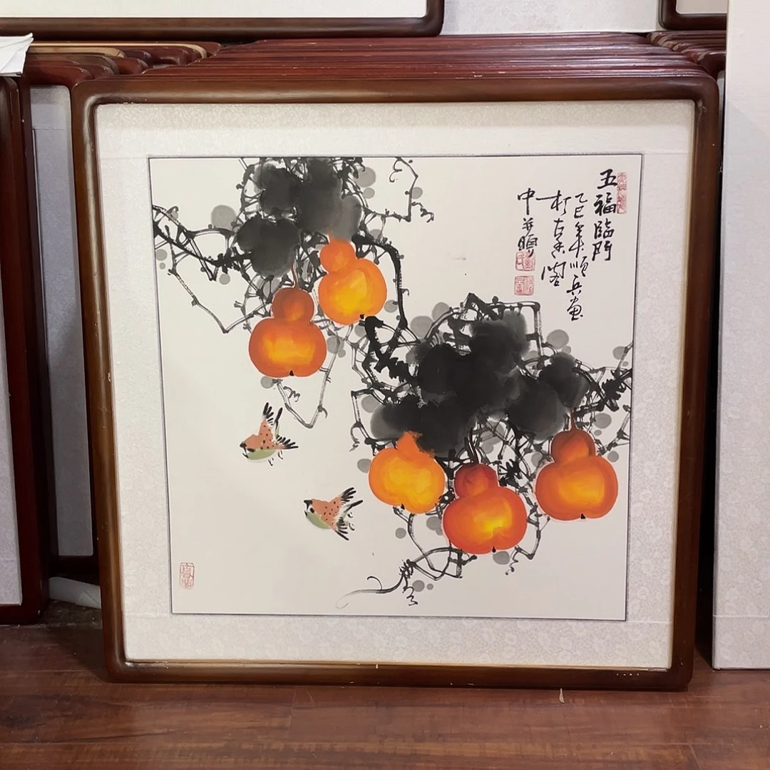 国画带框尺寸63*63厘米