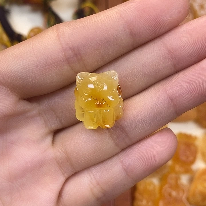 橄榄核吊坠九尾狐53
