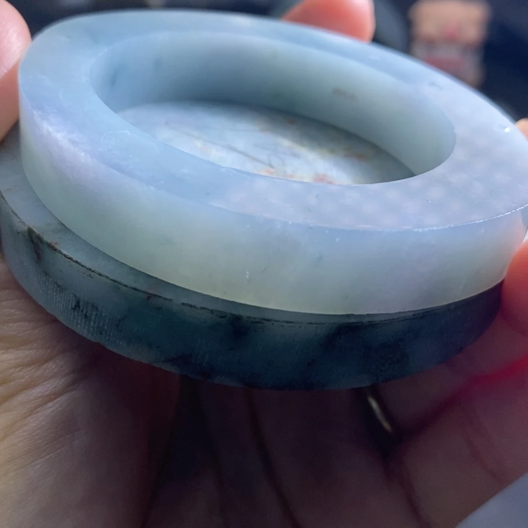 定制翡翠未镶嵌定制手镯新粉福利镯50-55贵妃