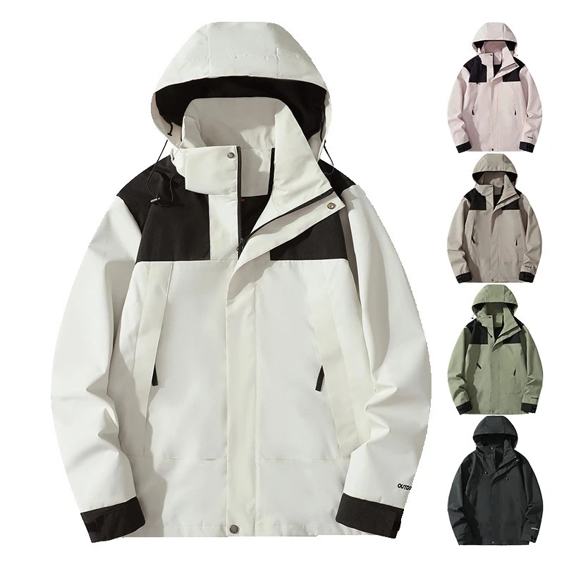 2025春款户外男女同款风衣外套防水防风登山服工作服印LOGO团购