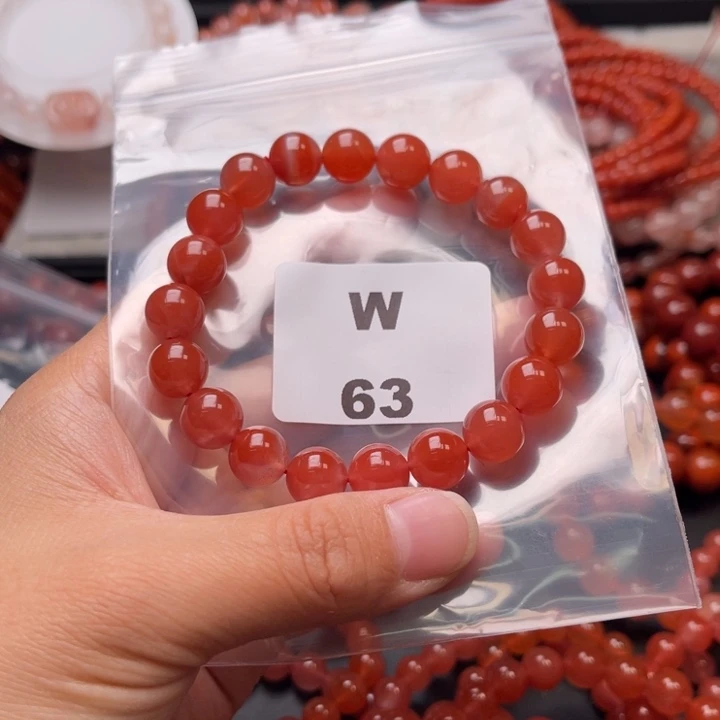 南红玛瑙未镶嵌多样性发货默认微瑕称重10mm