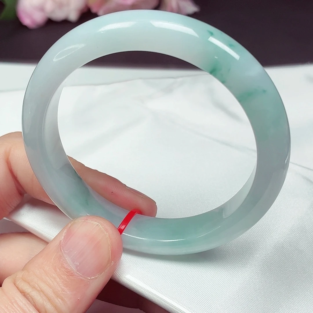 翡翠未镶嵌手镯56.2圈