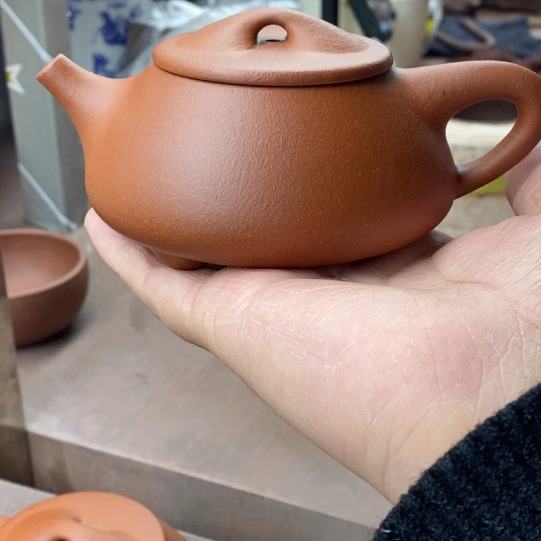 紫砂茶壶硬*紫砂壶石瓢