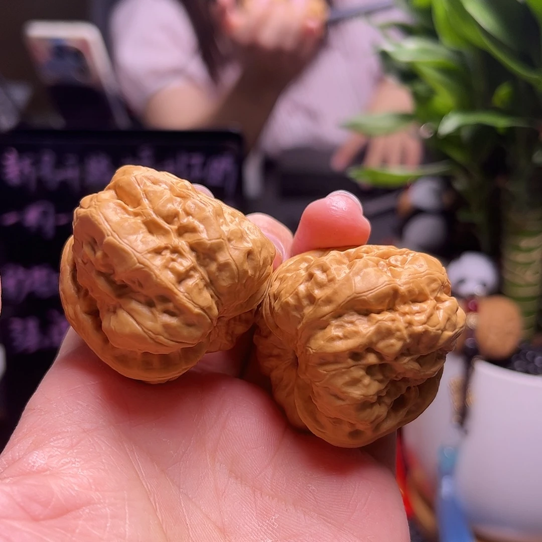 派***星文玩核桃吊坠39尺蛤蟆24