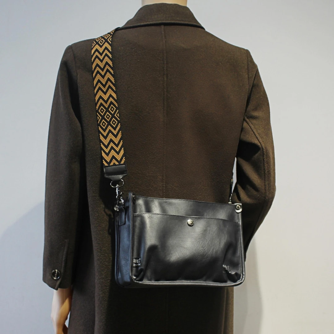 多口袋单肩包斜挎包潮男包包 韩版男包小背包潮休闲小挎包手机包