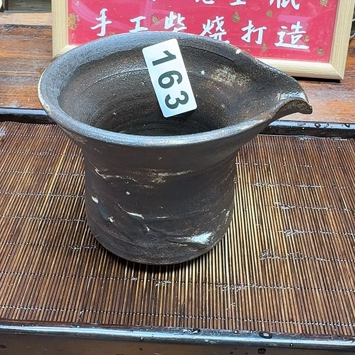 纯手工制作粗陶茶具