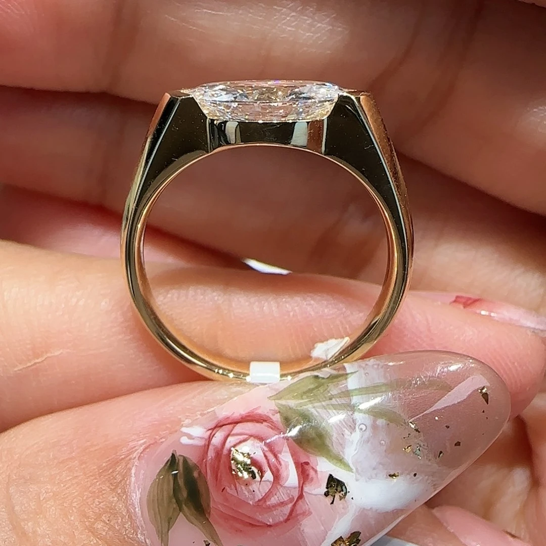 【闪购商品】实验室培育钻石18K金镶嵌@@00031038