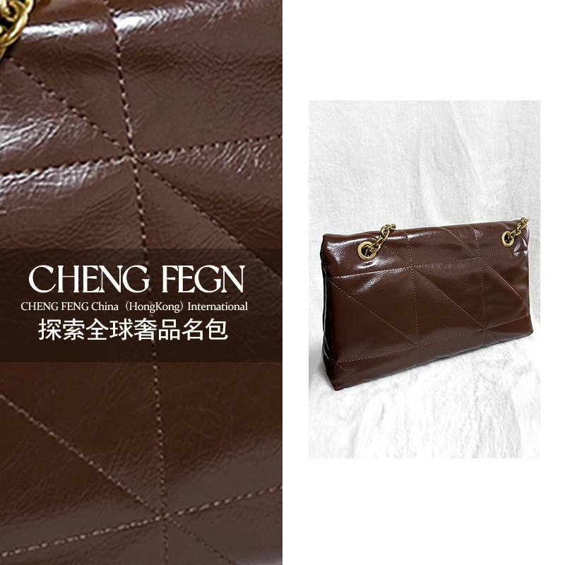 F096乘风· 探索全球奢品名包 【折耳包·棕色】