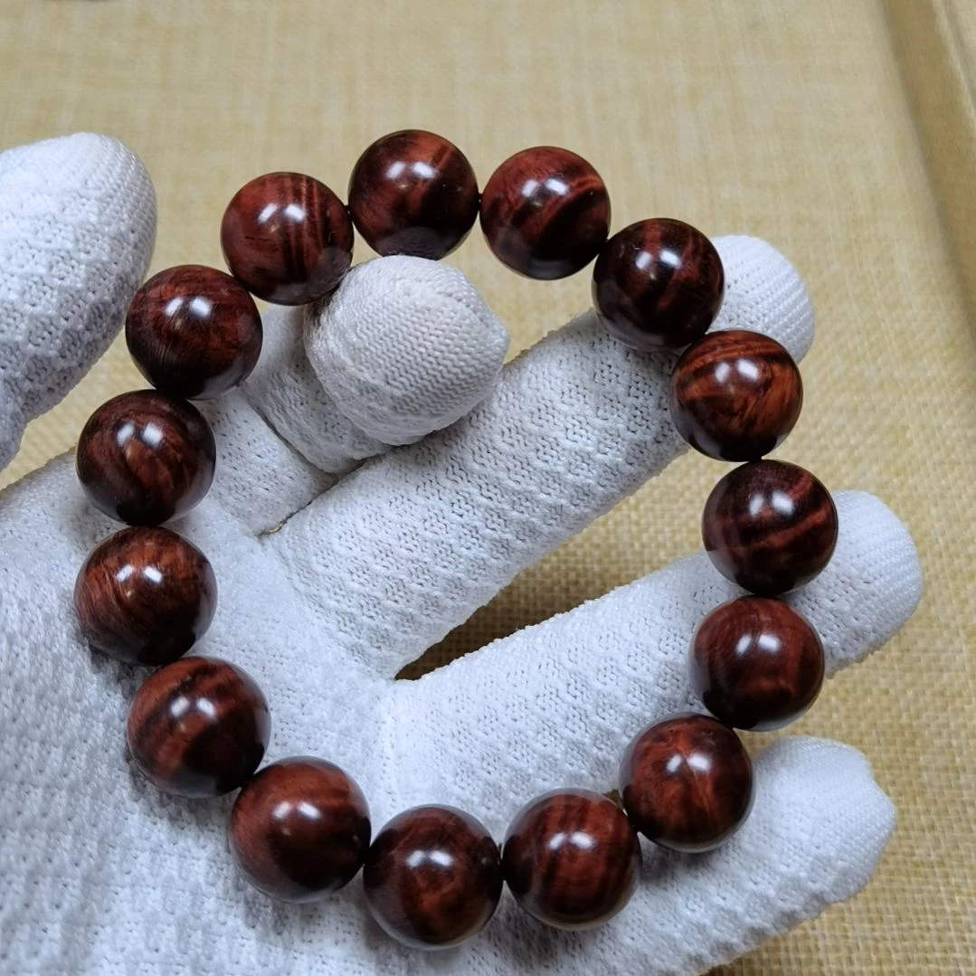 黄花梨/降香黄檀手串/手链?***?海黄老料1.5规格手串