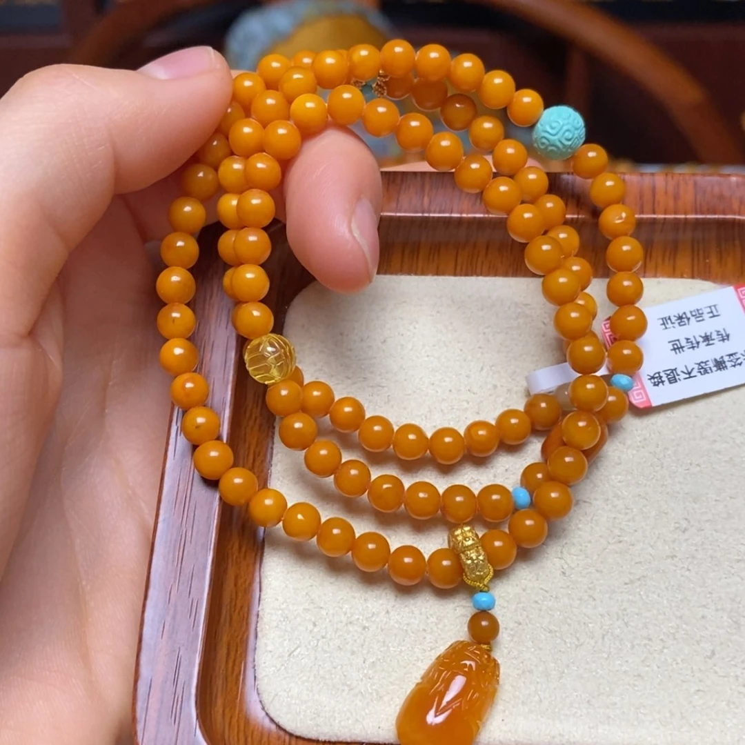 【闪购商品】蜜蜡手链未镶嵌手串