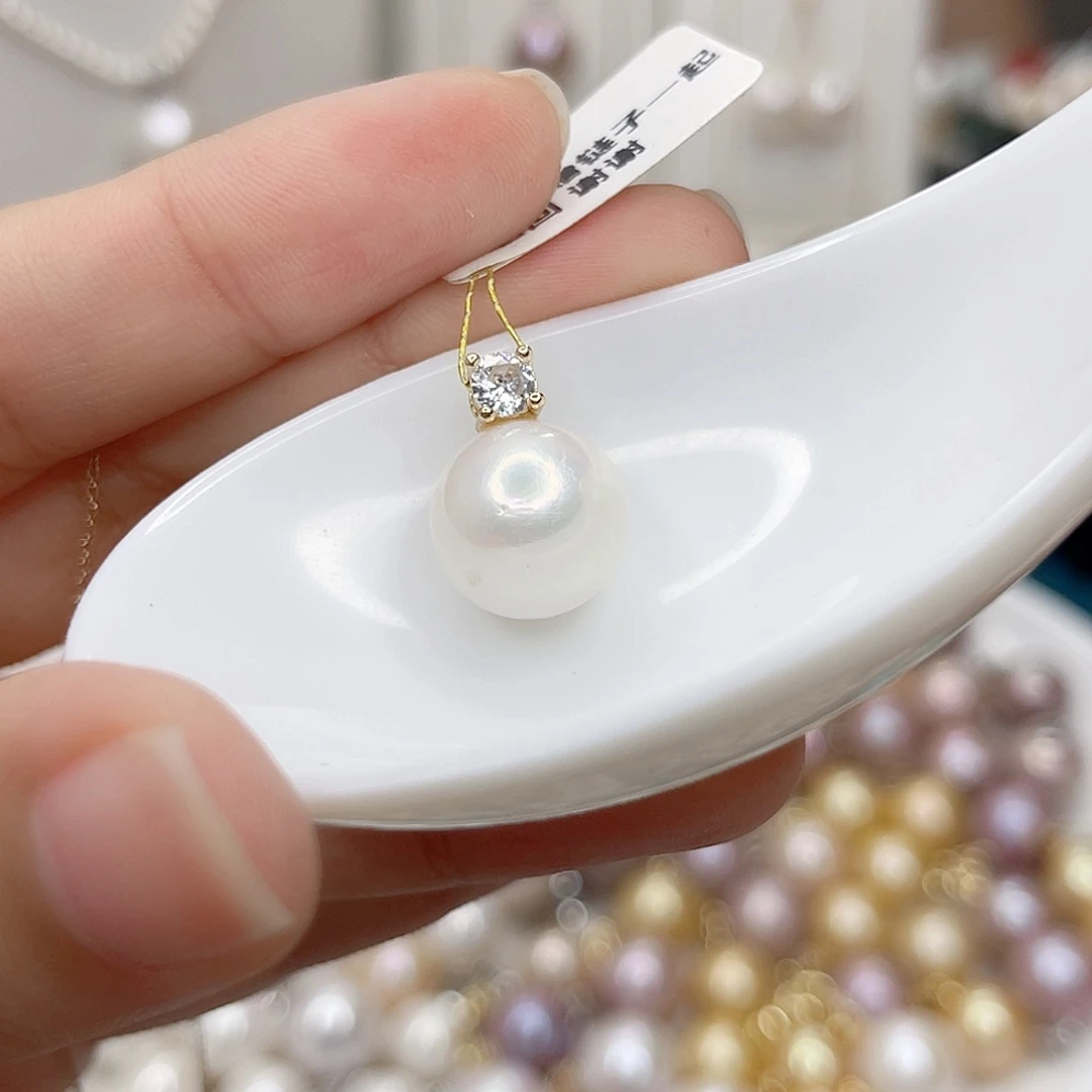 淡水珍珠合金吊坠(赠链)