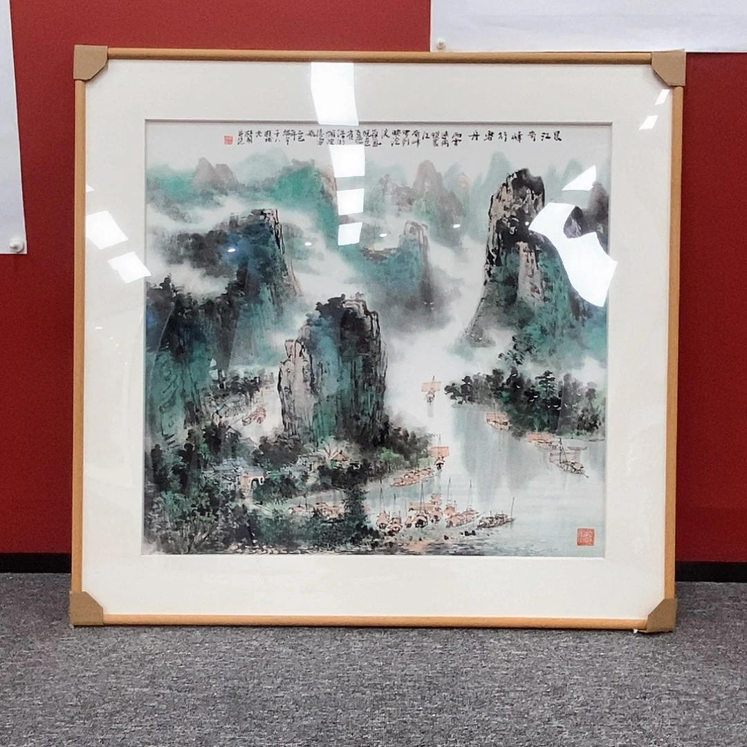国画黄桂明大六尺斗方精品带框