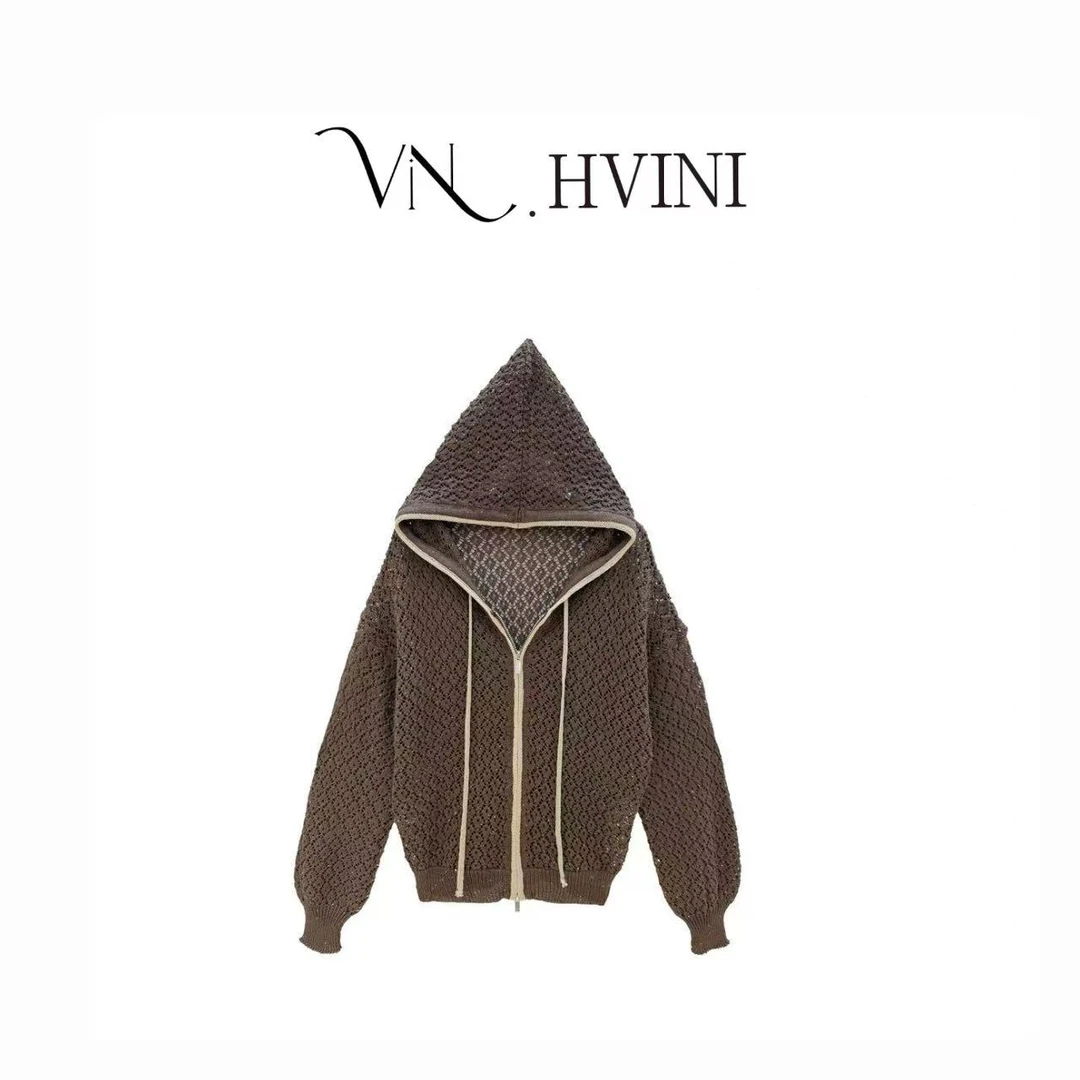 【 稗史残页】2025早秋新款休闲百搭设计师毛衣开衫H3799