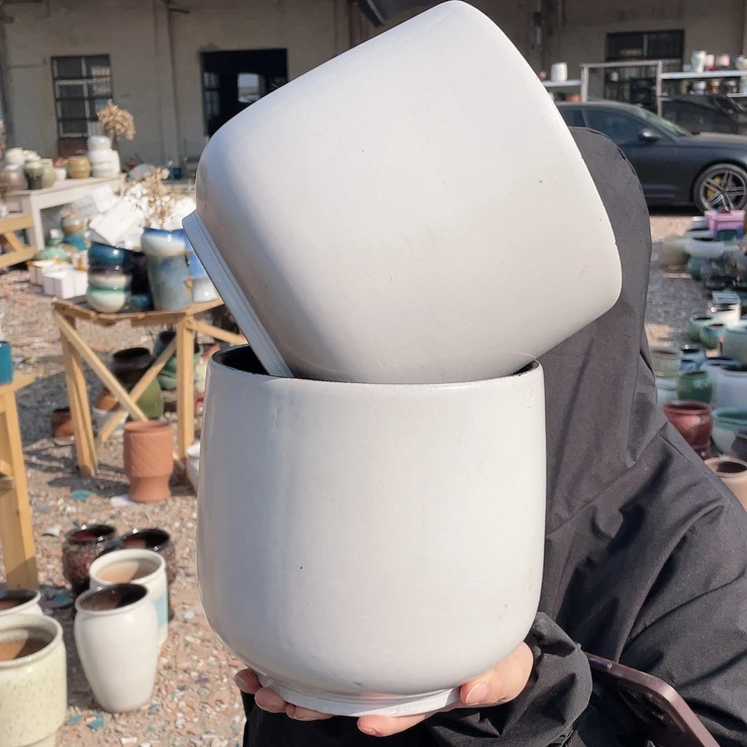 红陶王嫂花盆0118-139