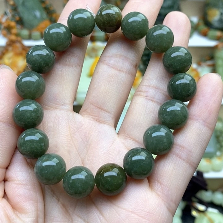 手串未镶嵌透闪石质玉