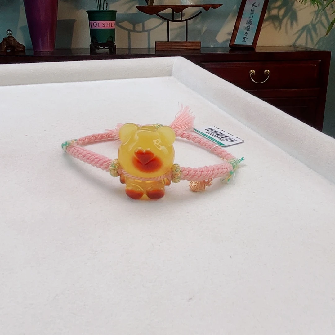 未镶嵌蜜蜡手链蜜蜡