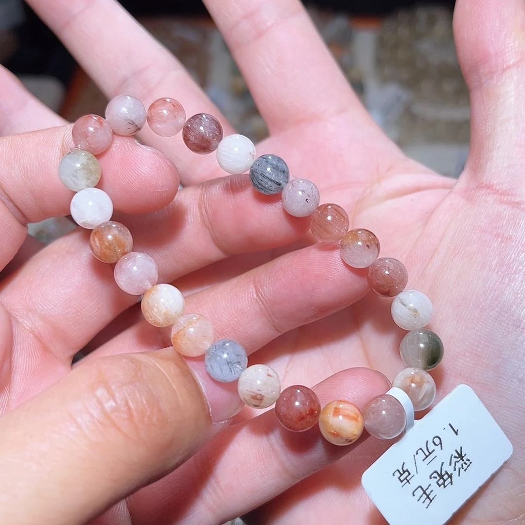 水晶手链未镶嵌124号主图手串  7+