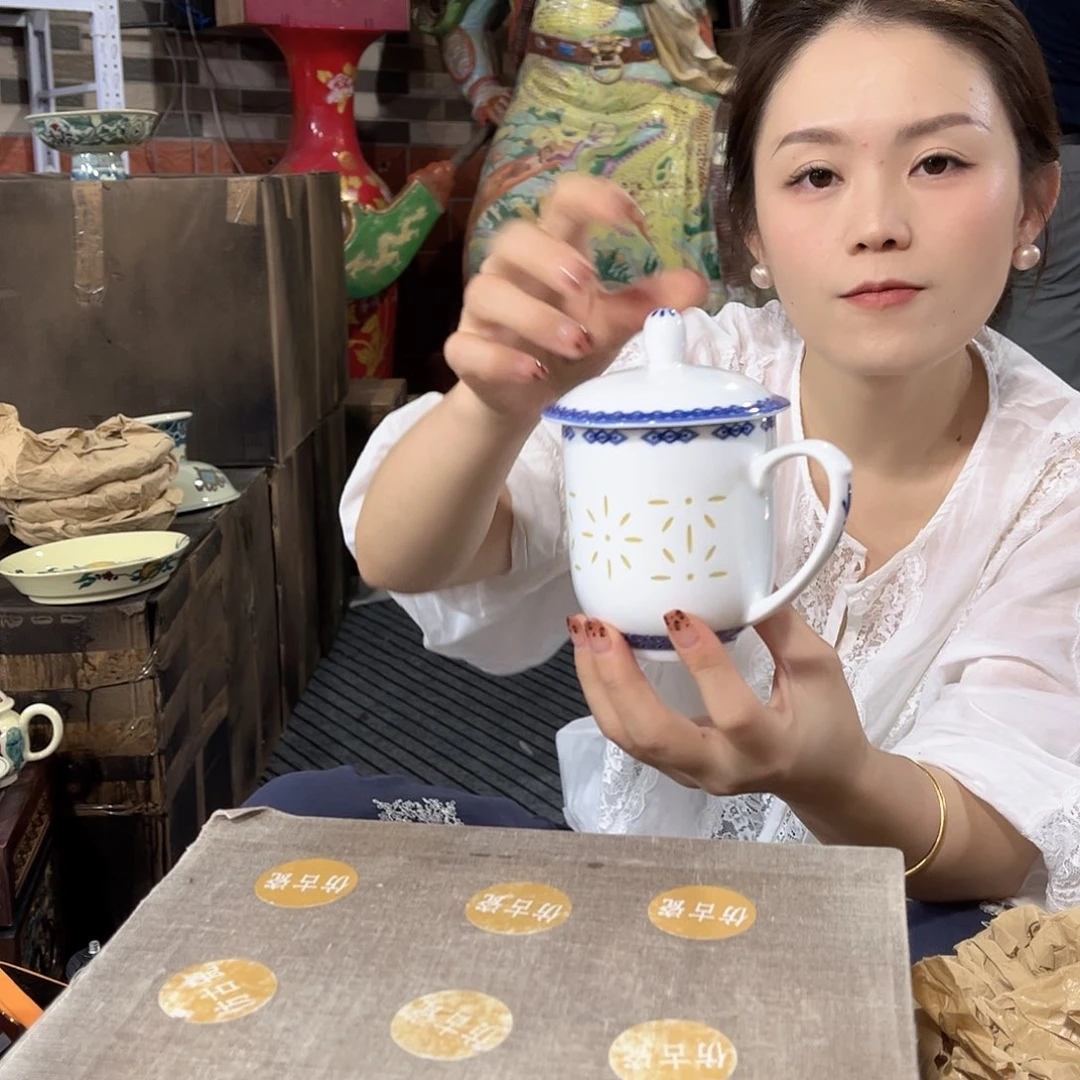 摆件/////景德镇陶瓷瓷器。杯。