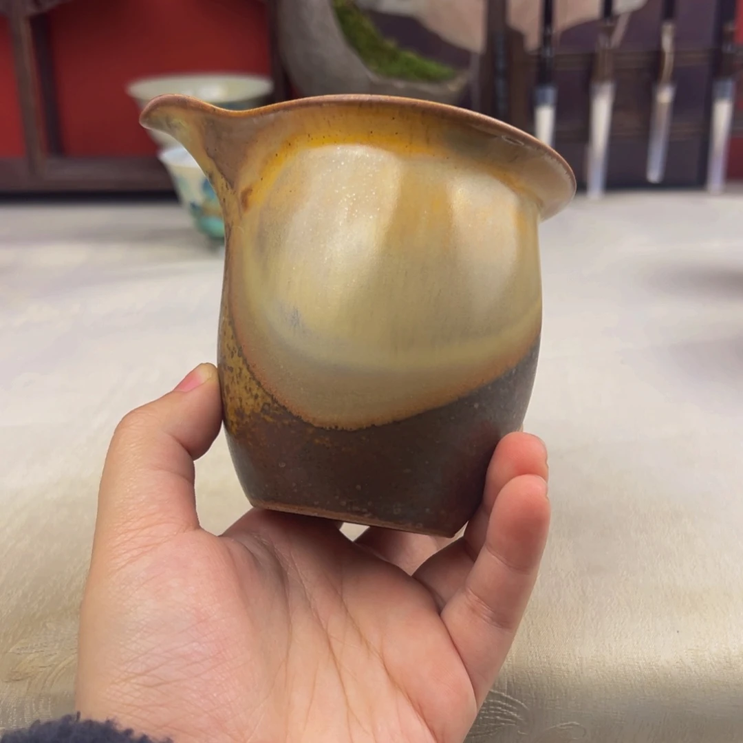 杯子纯手工柴烧主人杯