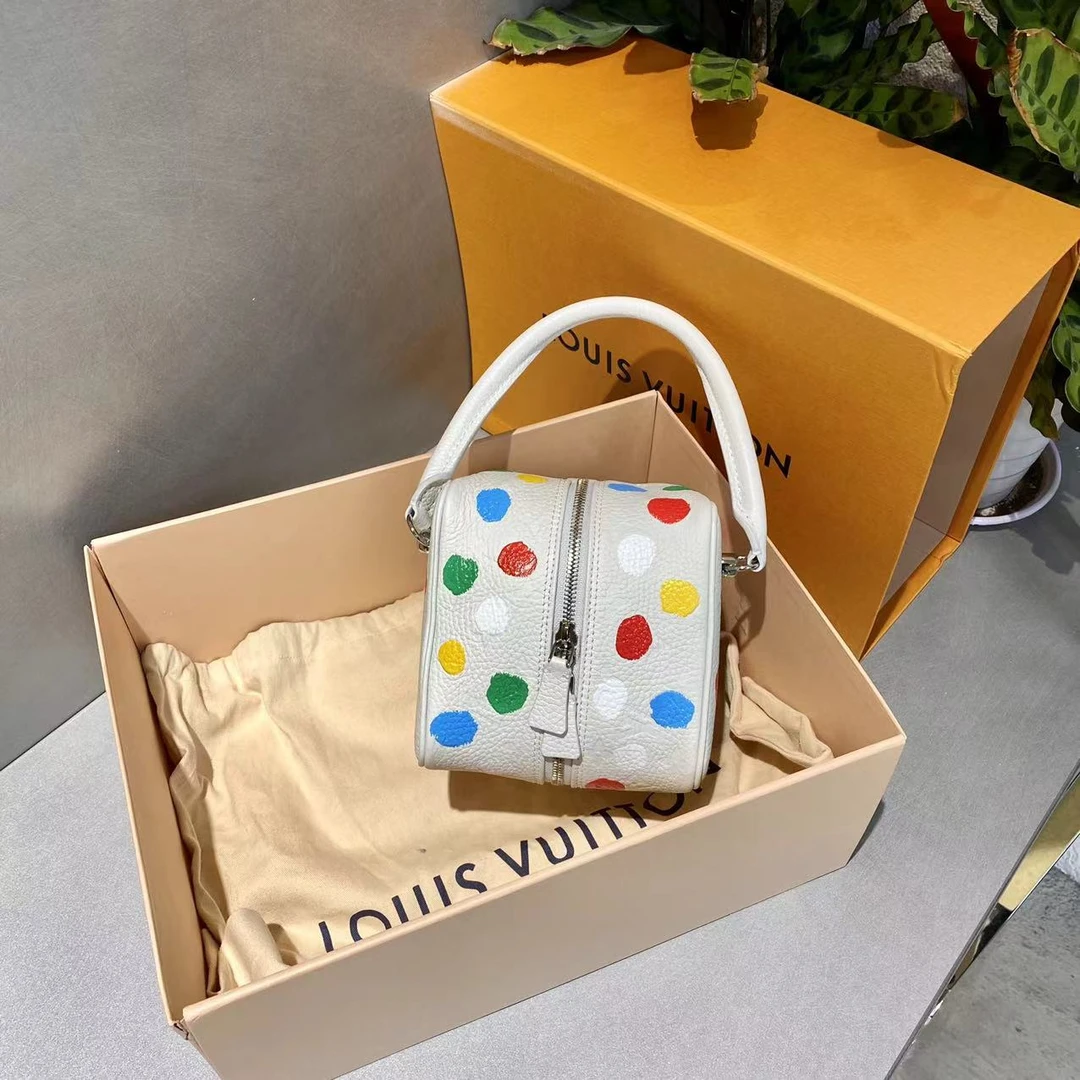 99新 LouisVuitton/路易威登 LV  彩虹限量款骰子包 手提单肩包-1