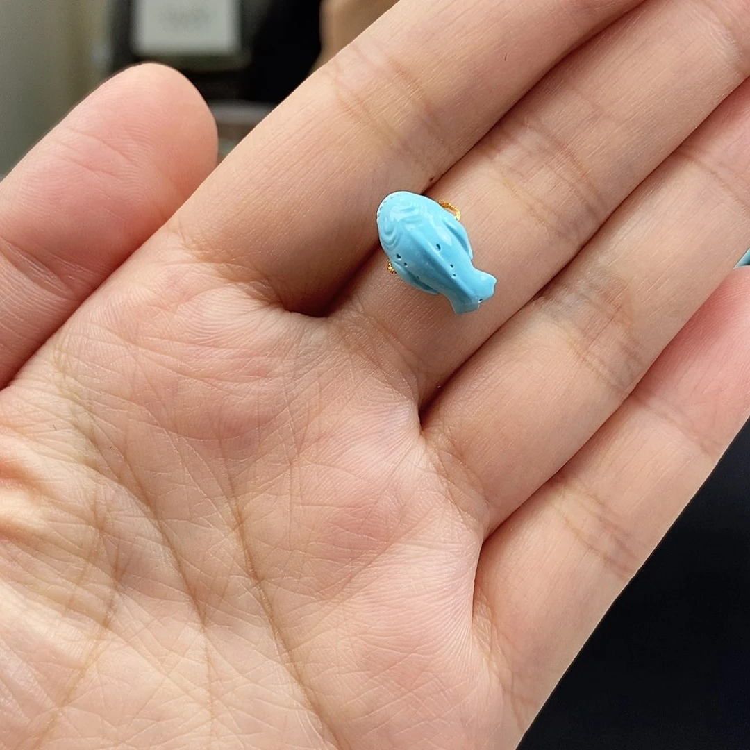 未镶嵌绿松石珠宝奇石