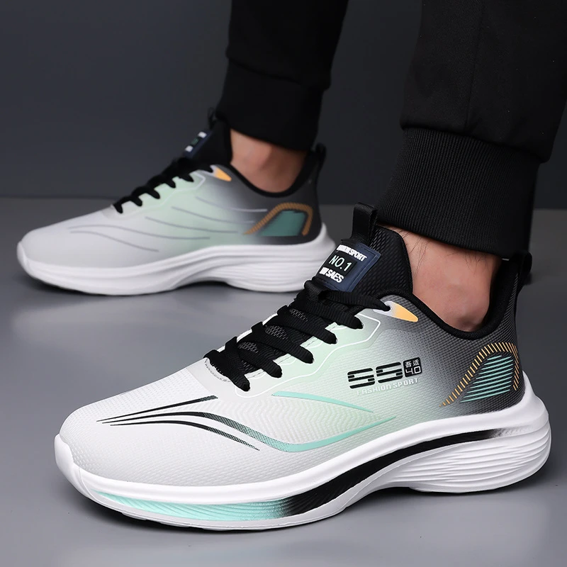 索源男鞋秋季新款轻便透气运动鞋透气防滑跑步鞋休闲百搭学生潮鞋