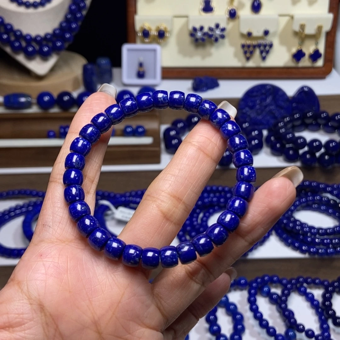 青金石未镶嵌 福利 老型直切7mm