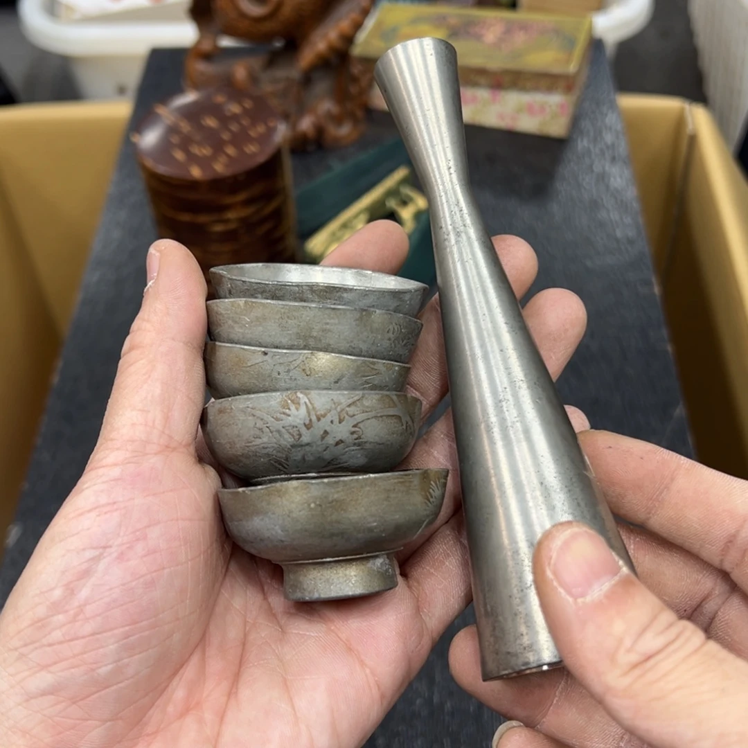 锡中古工艺品摆件