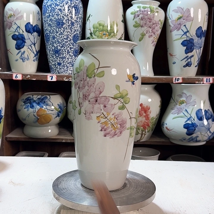 瓶高32紫藤新款陶瓷陶瓷