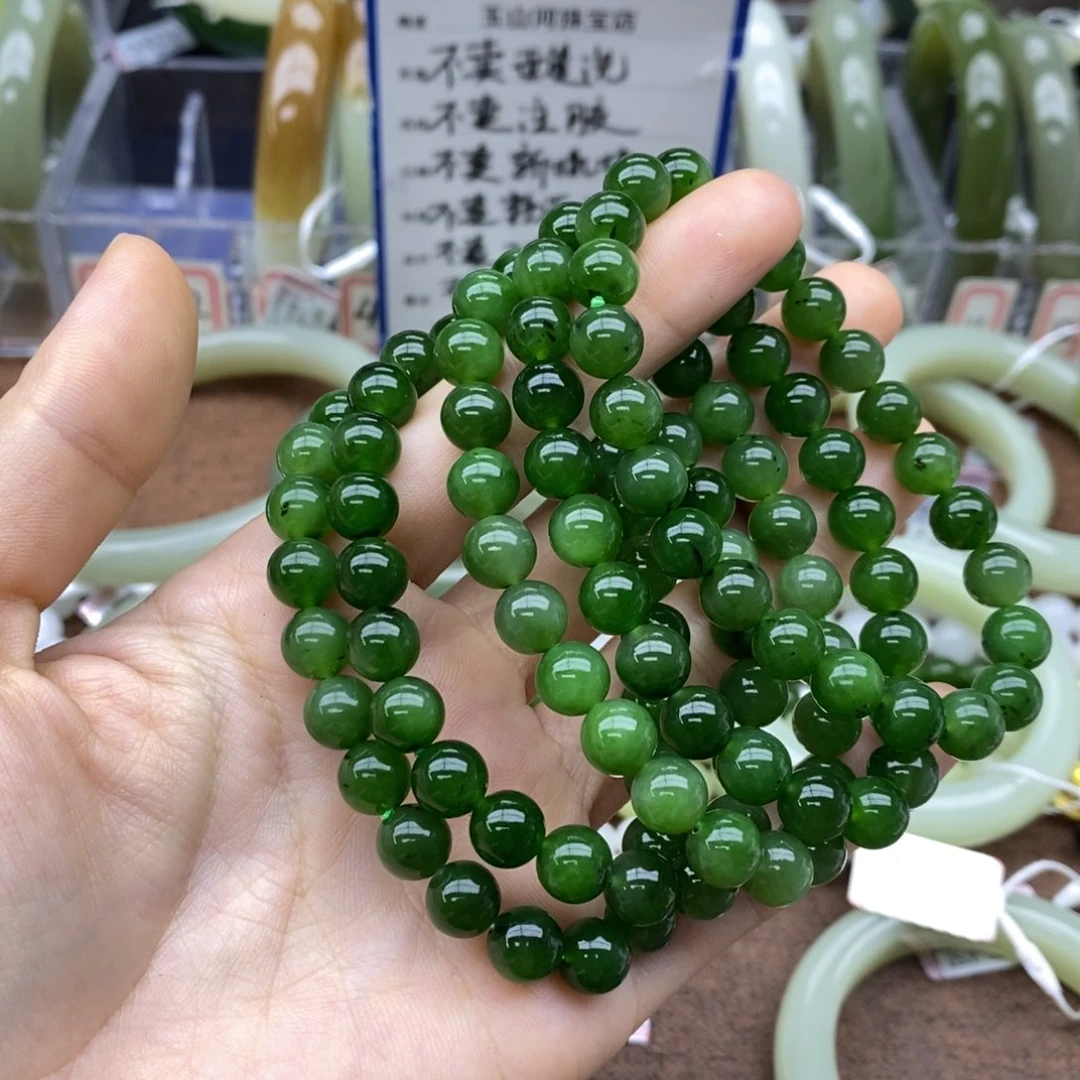 手串未镶嵌和田玉卡8