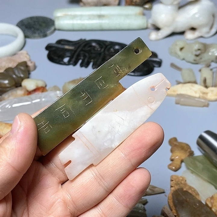 和田玉未镶嵌颈饰196