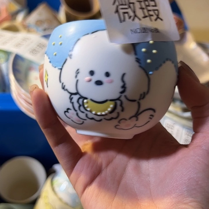摆件不退不换高温釉下彩