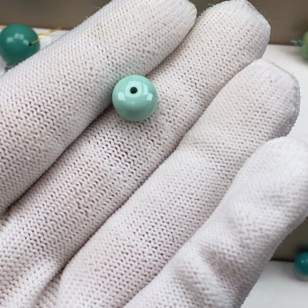 绿松石未镶嵌老型珠