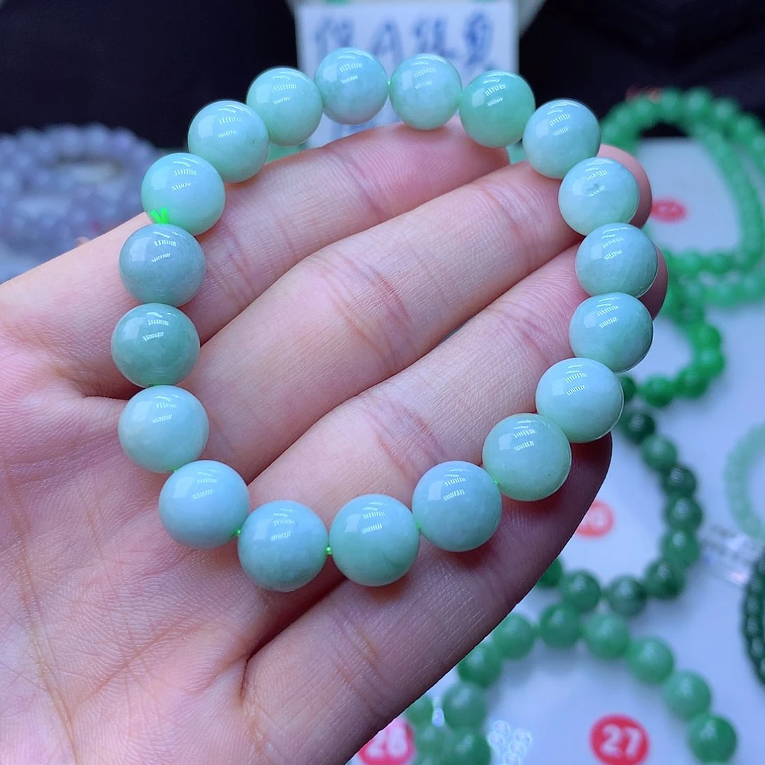 翡翠毛衣链未镶嵌9.9