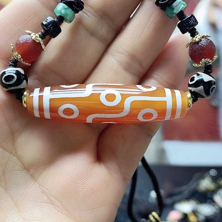 玛瑙/玉髓合金颈饰