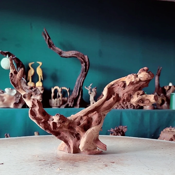 心***水木776 金丝红木羊蹄甲半成品