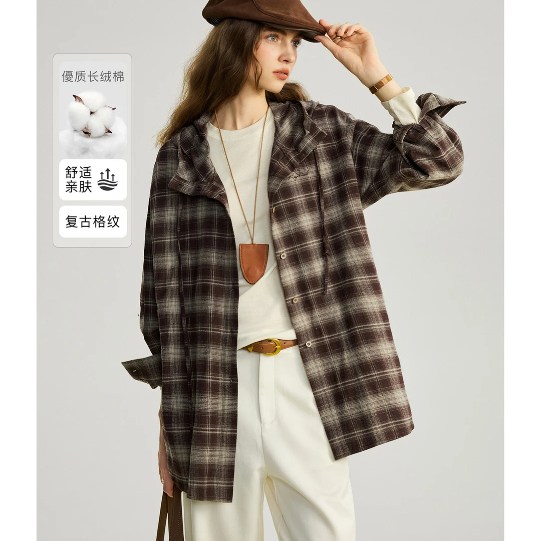 NAGUAGU/南瓜谷【格调派对】優质长绒棉女装衬衫FY3CS0427-A