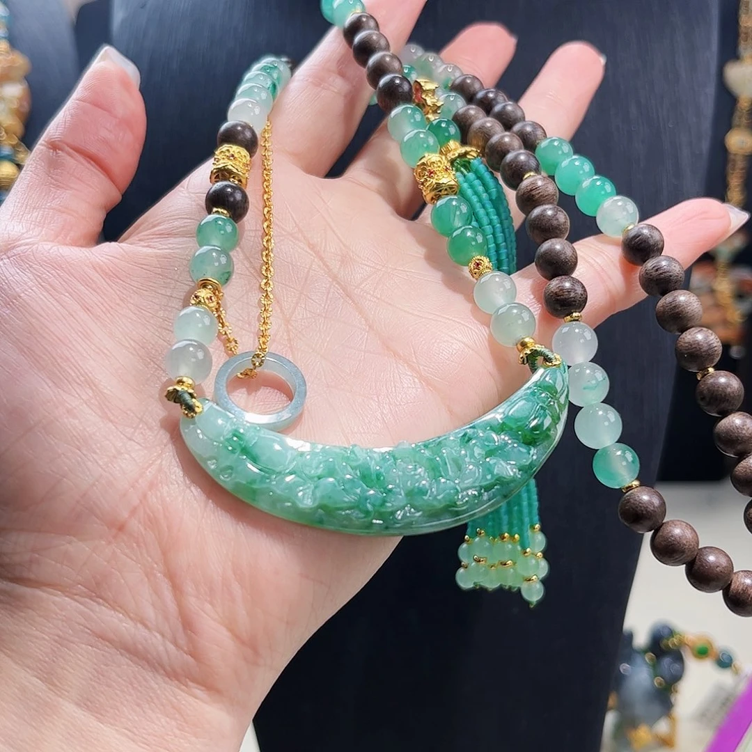 【闪购商品】翡翠项圈未镶嵌福****府福利