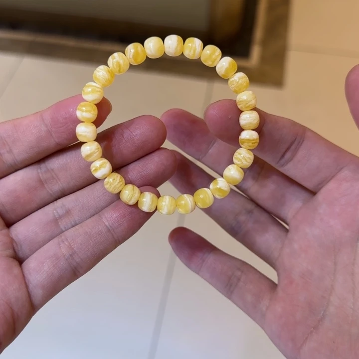 手链琥珀未镶嵌1*蜜蜡
