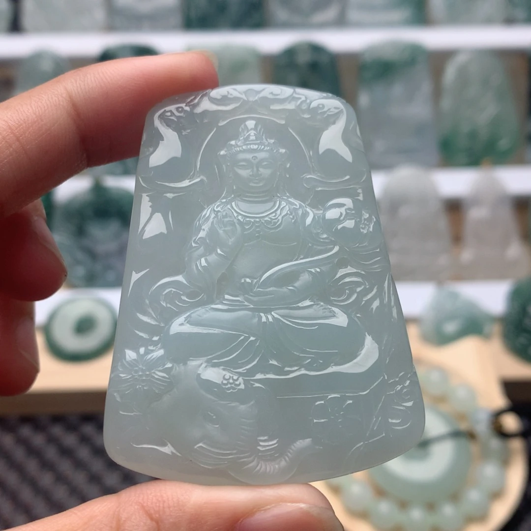 吊坠(不含链)未镶嵌翡翠普贤